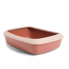 Savic Iriz peremes alomtálca toszkán vörös Savic Iriz peremes alomtálca toszkán vörös